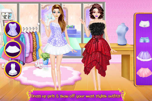 Shopping Mall Rich Girl Dressup - Color by Number screenshot 3
