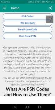free psn codes generator скриншот 4
