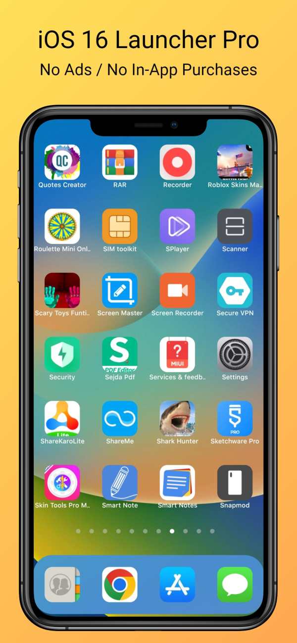 iOS Launcher Pro - iOS 16 screenshot 1