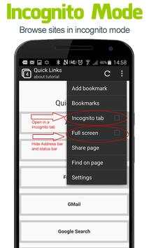 Fast Browser Android Tablet скриншот 5