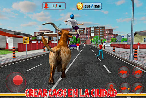 simulador de toros: alboroto toro enojado 2019 screenshot 8