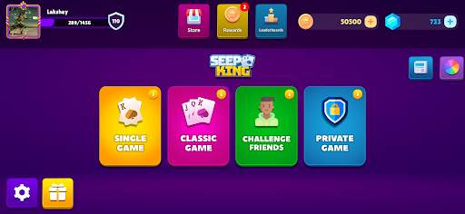 Seep King - Online Card Game screenshot 1