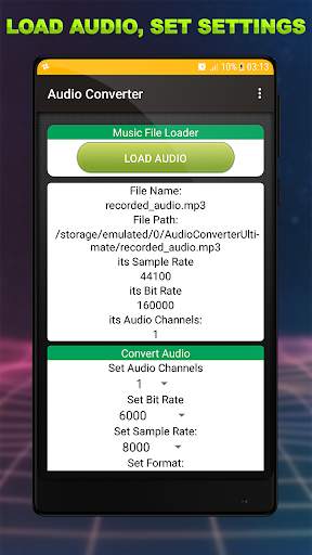 Audio Converter - 16 Audio Formats screenshot 1