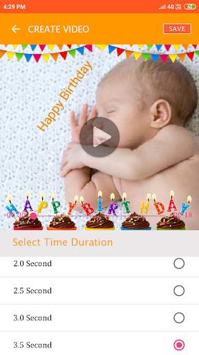 Birthday video maker Telugu - With photo and song screenshot 5