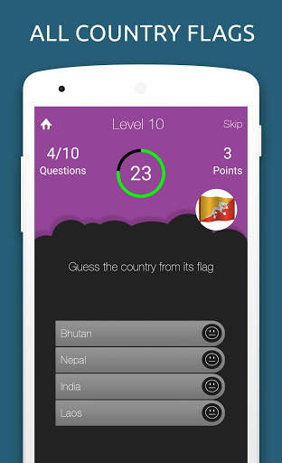 World Countries Flags Quiz Game: Knowledge Test screenshot 2