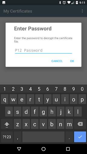 My Certificates screenshot 3