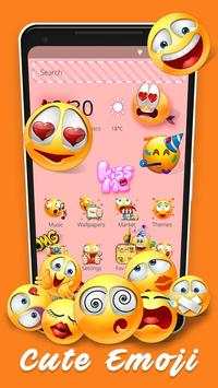 Cute Emoji Launcher 2018 screenshot 1