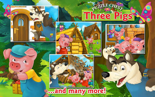Three Pigs Jigsaw Puzzle Game screenshot 2