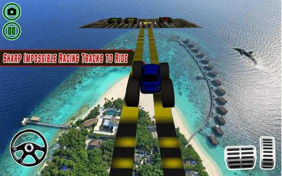 99% Sky Car Racing - Impossible Track Drive Stunt screenshot 4