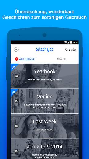 Storyo - Geschichten mit Fotos screenshot 4