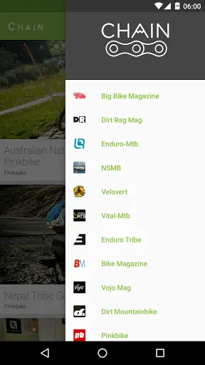 Chain: mountain bike news screenshot 2