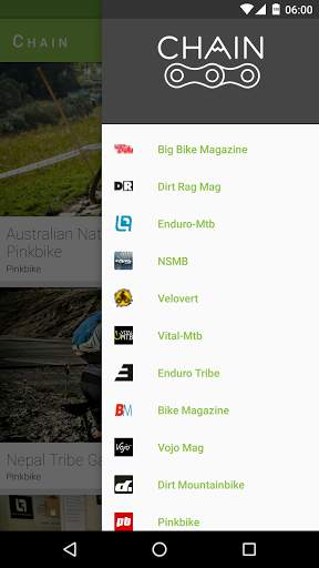 Chain: mountain bike news screenshot 2