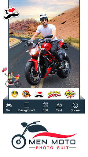 Men Moto Photo Suit : Bike Photo Editor screenshot 6