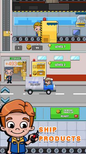 Idle Shipping Tycoon:Factory Empire Simulator screenshot 4