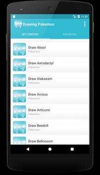 Learn How to Draw Pokemon Characters screenshot 1