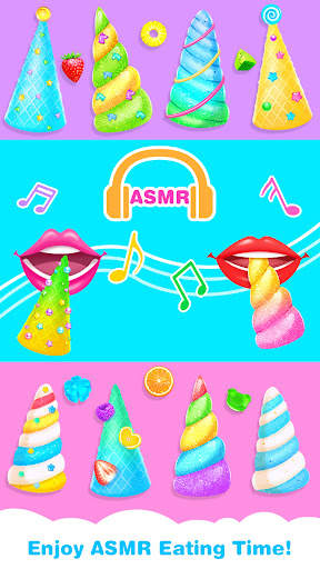ASMR Unicorn Cone Dessert-Fun Games for Girls screenshot 8