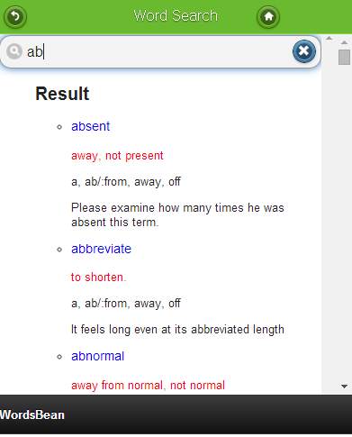English etymology wordlist screenshot 12