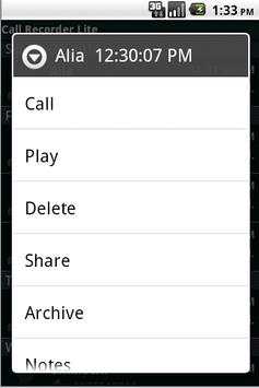 Call Recorder Lite System screenshot 4