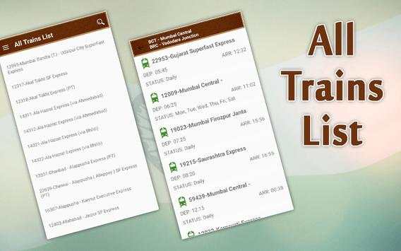 Indian Railway Time Table 2018 - PNR & Live Status screenshot 3