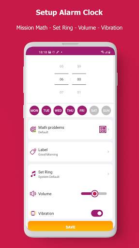Alarm clock - App lock (timer-stopwatch-wake up) screenshot 2
