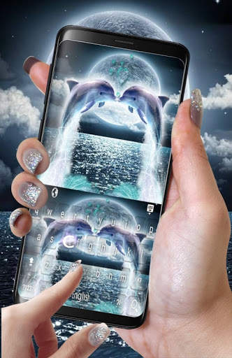 Dolphin Love emoji Keyboard screenshot 7