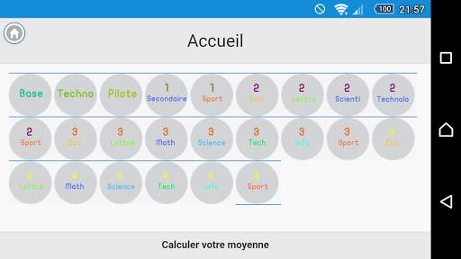 Calculez Votre moyenne scolaire screenshot 1