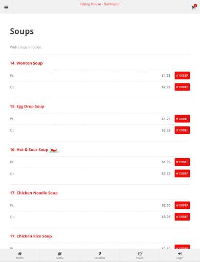 Peking House Burlington Online Ordering screenshot 6