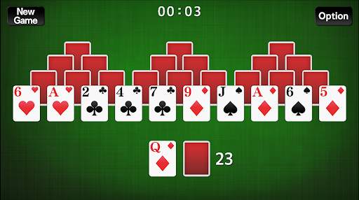 TriPeaks Solitaire card game screenshot 2