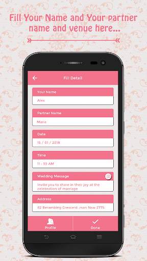 Wedding Card Maker : Invitation Card Maker screenshot 1