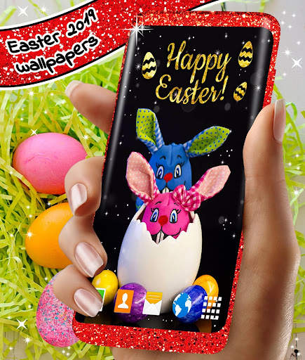 Easter Live Wallpaper 🐰 Egg and Rabbit 4K Themes скриншот 1