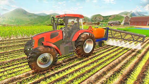 Real Farm Sim- Tractor Farming Games 2021 screenshot 2