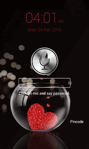 Voice Lock Screen screenshot 1
