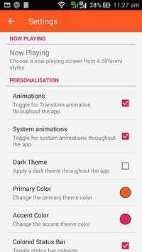 Music Player 8 تصوير الشاشة