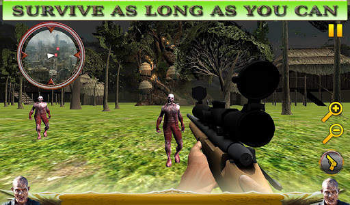 Zombie Gun Shooter : Strange Hero Jungle Survival screenshot 8