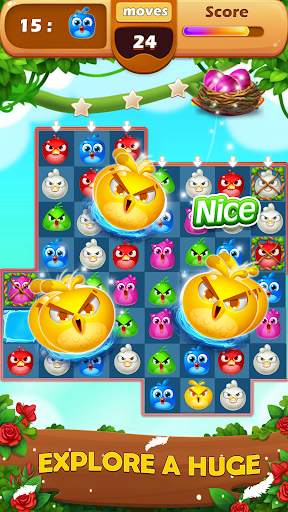 Birds Match 3 स्क्रीनशॉट 2