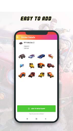 FF MAX Stickers for WhatsApp screenshot 2