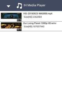 iH Media Player screenshot 2