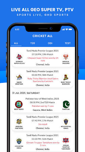 PTV Sports Live, GHD Sports screenshot 6