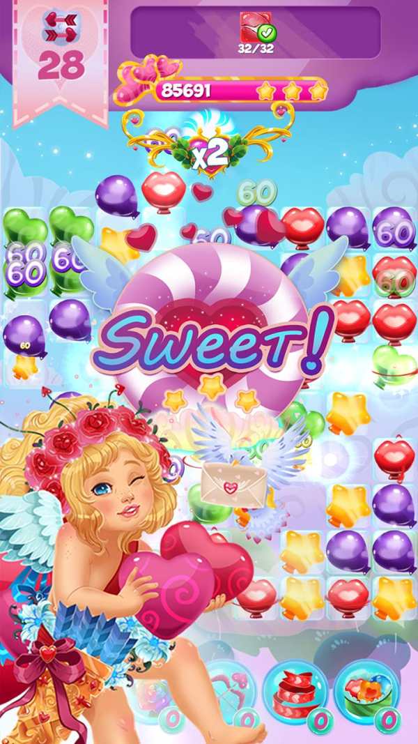 My Valentine's Crush: Match 3 screenshot 2