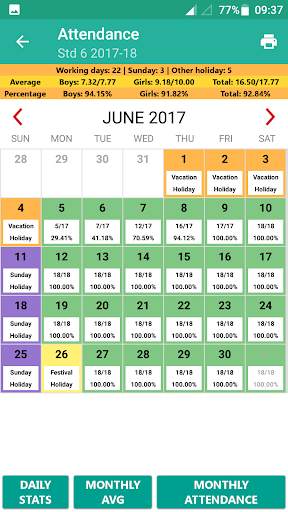 Hajripatrak - Attendance Tracker screenshot 3
