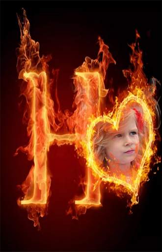 Fire Alphabet Photo Frames скриншот 3