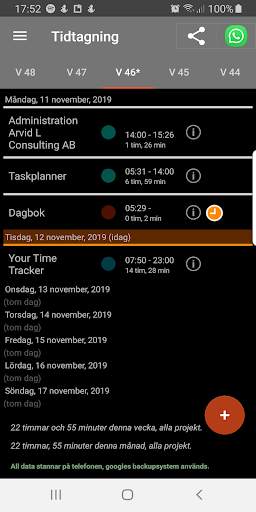 My Time Tracker screenshot 1