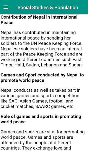 BLE Class 8 Social Studies & Population Education screenshot 8