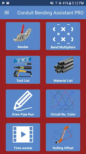 Conduit Bending Assistant PRO screenshot 1