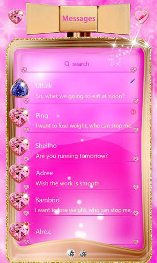 (FREE) GO SMS PERFUME THEME screenshot 2