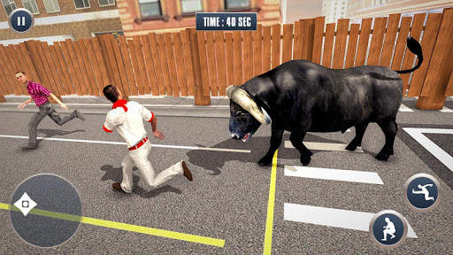 Angry Bull Wild Attack City Revenge screenshot 2