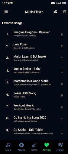 Music Player for Android screenshot 5