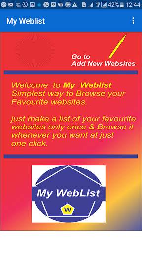 My Weblist Browser screenshot 5
