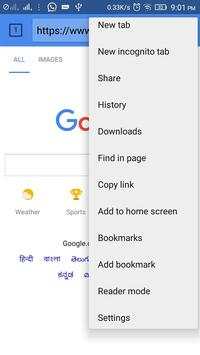 Handler Browser - Fast Browsing and Download speed screenshot 1
