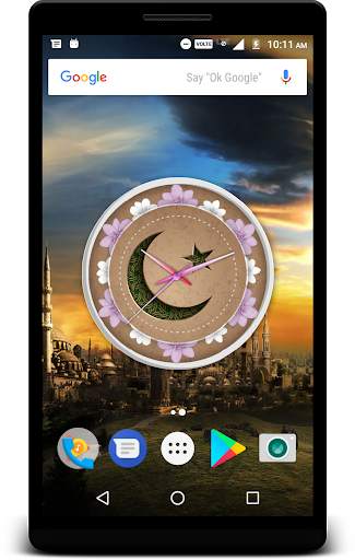 Islamic Clock Live Wallpaper screenshot 4